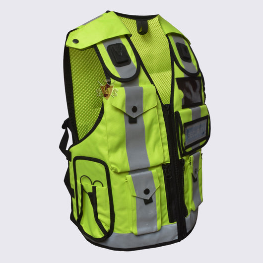 Hi Viz Tactical Green Vest Security Enforcement Quality Vest