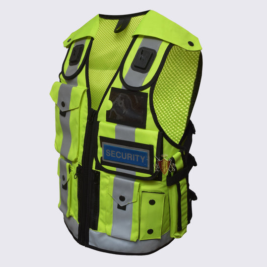 Hi Viz Tactical Green Vest Security Enforcement Quality Vest