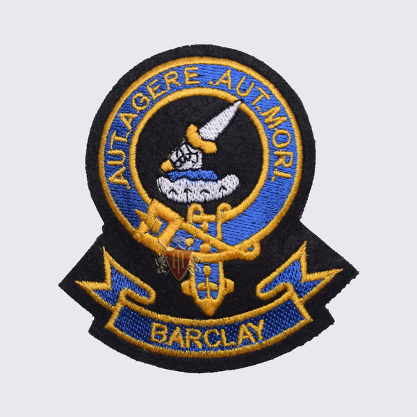 Barclay Aut Agere Aut Mori Clan Badge