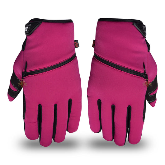 Winter Motocross Purple Gloves