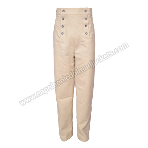 Steampunk Victorian Architect Men’s Khaki Trousers