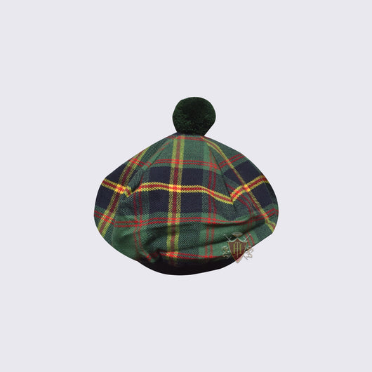 Scottish Tam O' Shanter Hat in Traditional USMC Tartan