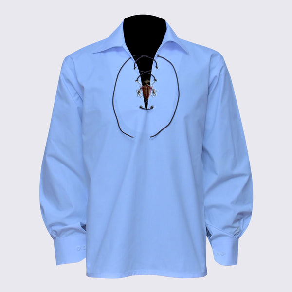 White Men's Scottish Highland Jacobite Shirts