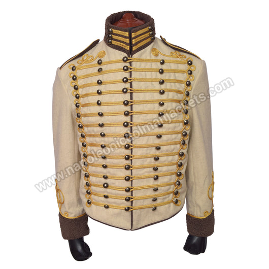 Hussar Military jacket with gold braiding