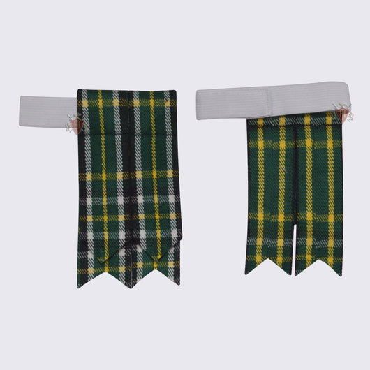 Dark National Irish Tartan Flashes