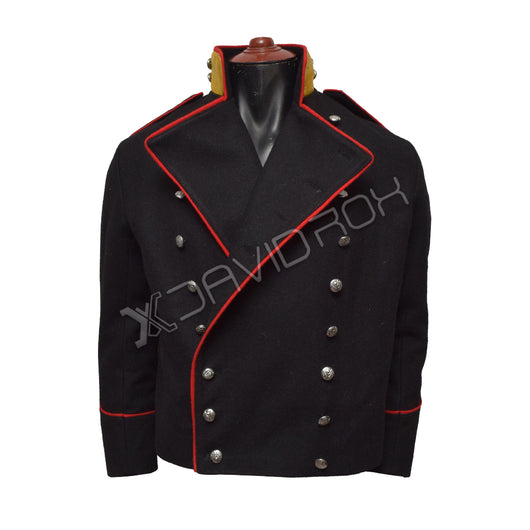 Rare Michael Jackson Black Military Jacket England-Inspired Cool Outerwear