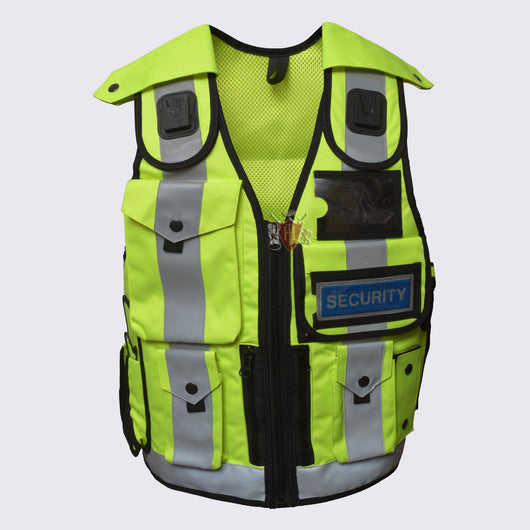 Hi Viz Tactical Green Vest Security and Dog Handlers Security Enforcement Quality Vest