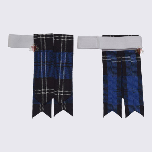 Ramsey Blue Dark Tartan Flashes