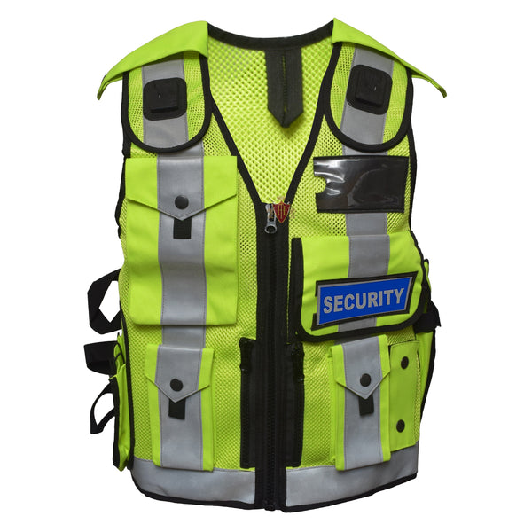 Hi Viz Tactical Green Vest Summer Air Ventilation Security, Dog Handlers Enforcement, Instructors Quality Vest