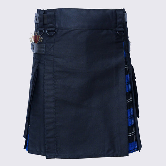 Ramsey Blue Women's Hybrid Tartan Kilt