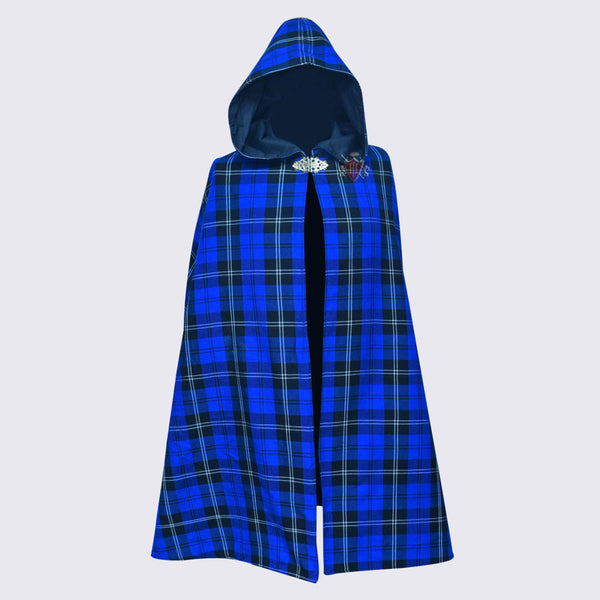 Ramsey Blue Dark Tartan Women's Long Capes