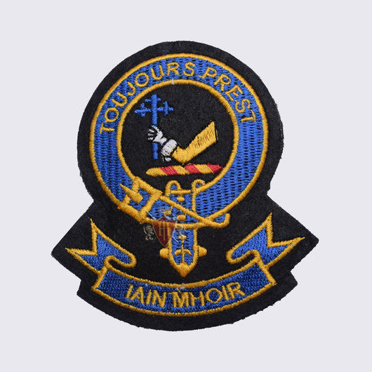 Iain Mhoir Toujours Prest Clan Badge