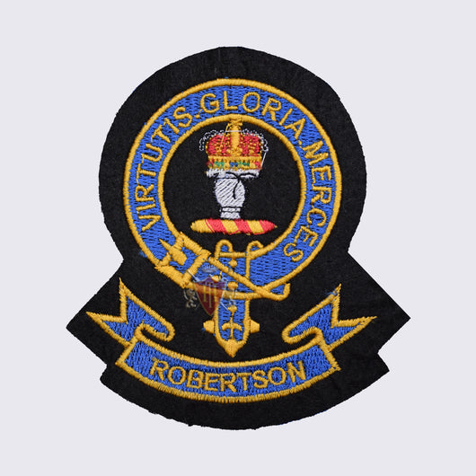 Robertson Virtutis Gloria Merces Clan Badge