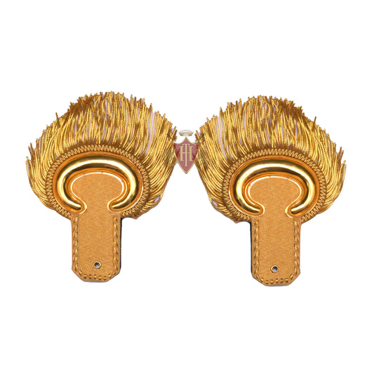 Gold Bullion Shoulders/Epaulette with Gold Moon