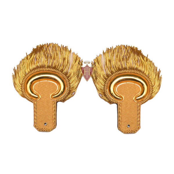 Gold Bullion Shoulders/Epaulette with Gold Moon