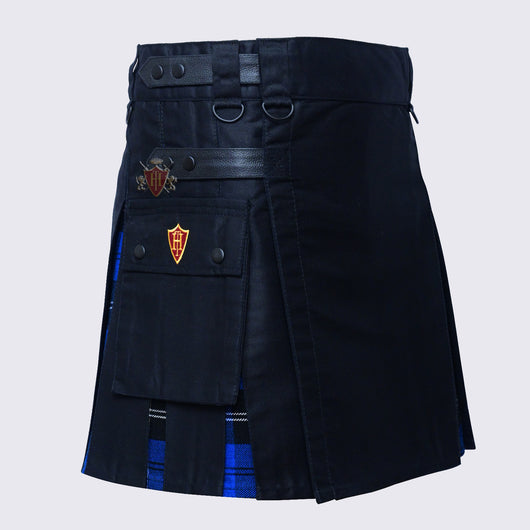 Ramsey Blue Women's Hybrid Tartan Kilt