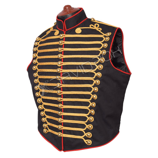 Men Steampunk Hussar Waistcoat