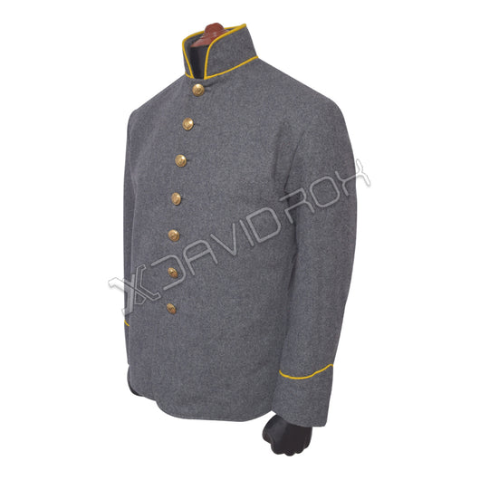 Cs Cavalry Piping Collar & Cuff Sack Coat