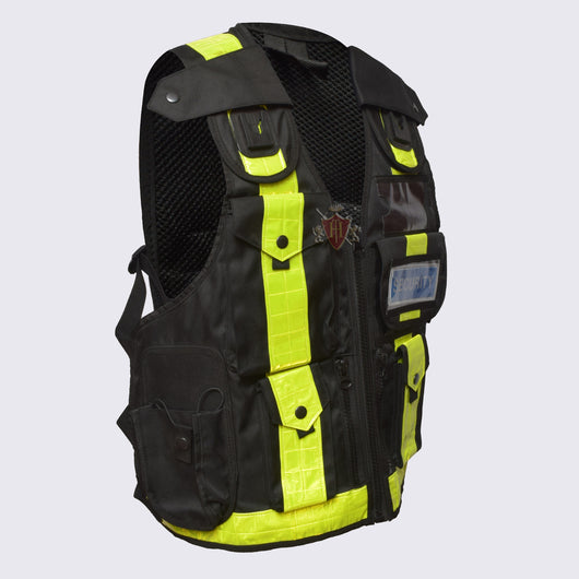 Hi Viz Tactical Black Vest Security Enforcement  Dog Handlers and Security Personnel