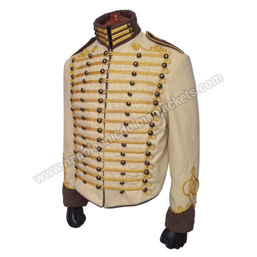 Hussar Military jacket with gold braiding