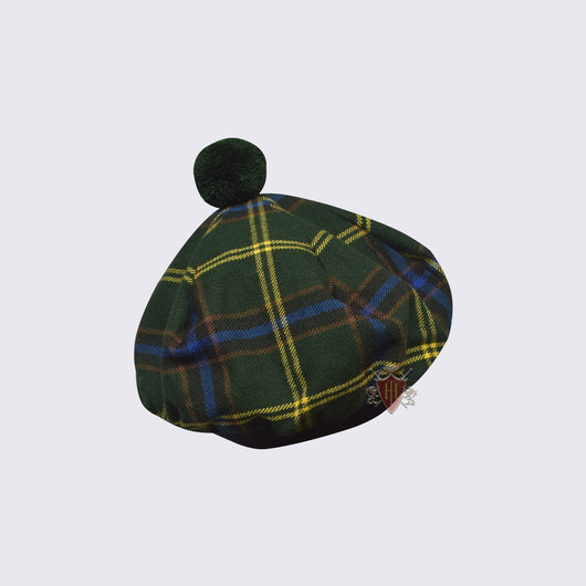 Scottish Tam O' Shanter Hat in Traditional US Army Tartan