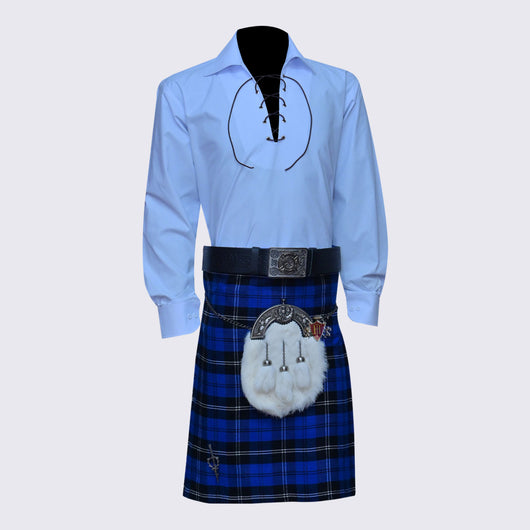 White Men's Scottish Highland Jacobite Shirts