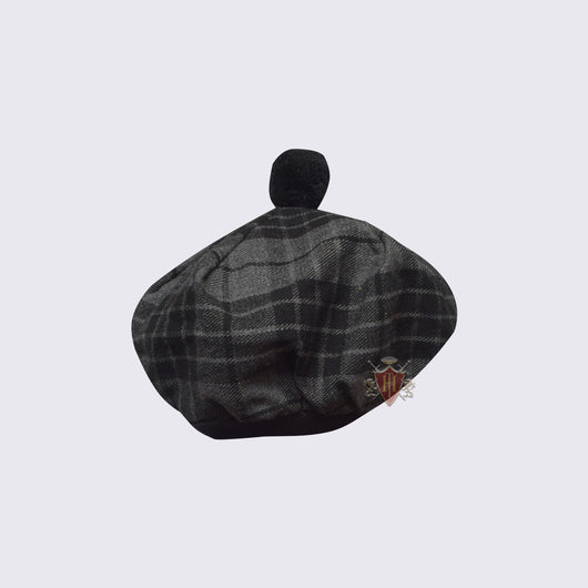 Scottish Tam O' Shanter Hat in Traditional Night Watch Tartan