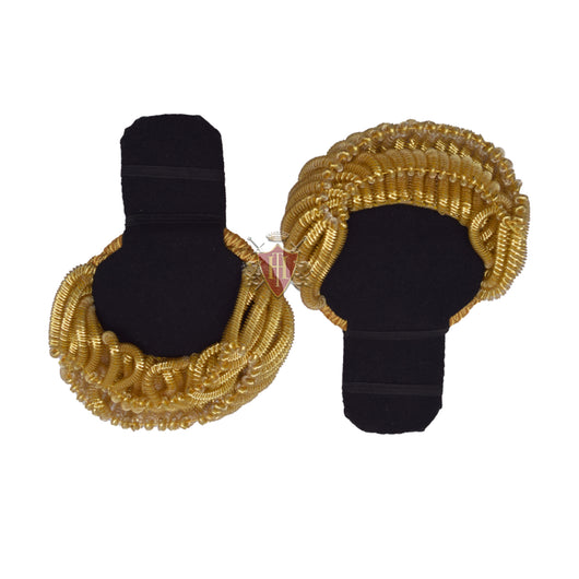 Shoulders/Epaulette Gold Bullion Hand Embroidery Officer