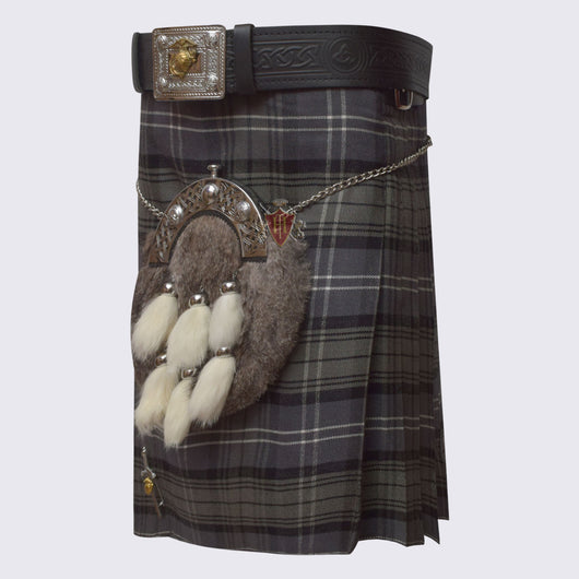 Men’s Hamilton Grey Charcoal Tartan Kilt