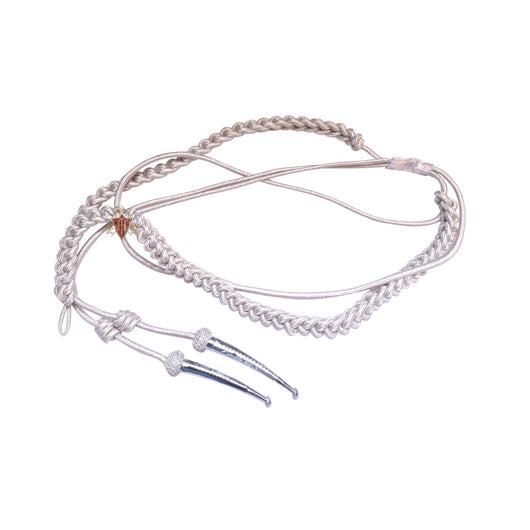 Aiguillette Silver Mylar Army Air Force Navy