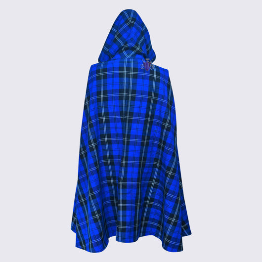 Ramsey Blue Dark Tartan Women's Long Capes