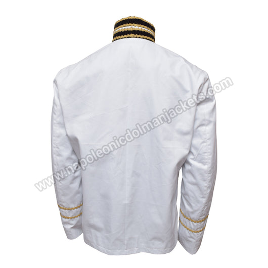 Men White Suits Notched Lapel Wedding Party Cotton Dinner Vintage Jacket