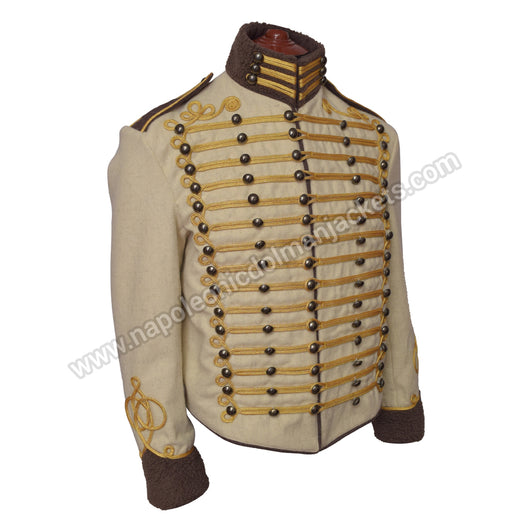 Hussar Military jacket with gold braiding