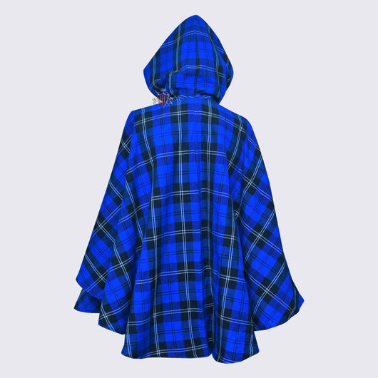 Ramsey Blue Dark Tartan Women's Shorts Capes