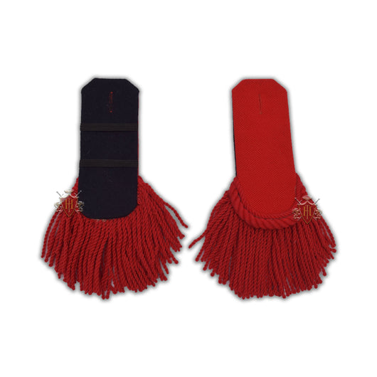 Red Wool Shoulder/Epaulette Pair