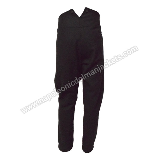 Ww2 German Allgemeine Ss Black Breeches Wool Trouser