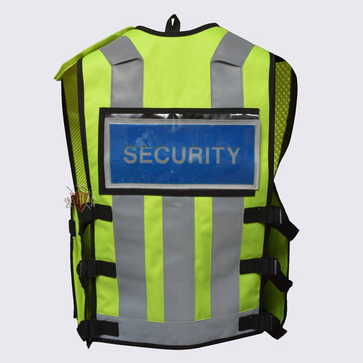 Hi Viz Tactical Green Vest Security and Dog Handlers Security Enforcement Quality Vest