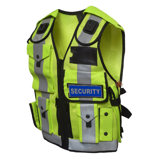 Hi Viz Tactical Green Vest Summer Air Ventilation Security, Dog Handlers Enforcement, Instructors Quality Vest