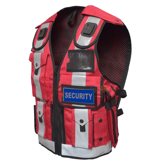 Hi Viz Tactical Green Red Windproof Security, Dog Handlers Enforcement, Instructors Quality Vest