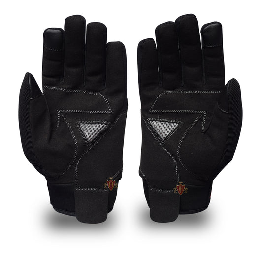 Touch Screen Black Motorcycle Summer & Cycling Racing Gloves Mobile