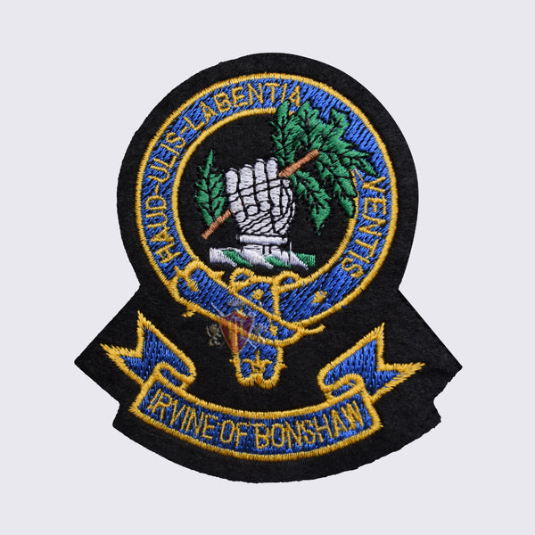 Irvine Of Bonshaw Haud Ulis Labentia Clan Badge