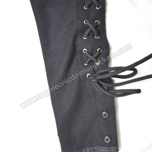 WW2 German Elite Black Gabardine Breeches Trouser