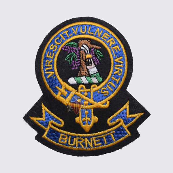 Burnett Virescit Vulnere Virtus Clan Badge