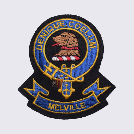 Melville Denique Coelum Clan Badge