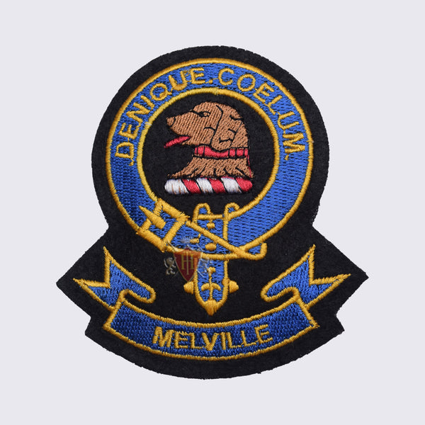 Melville Denique Coelum Clan Badge