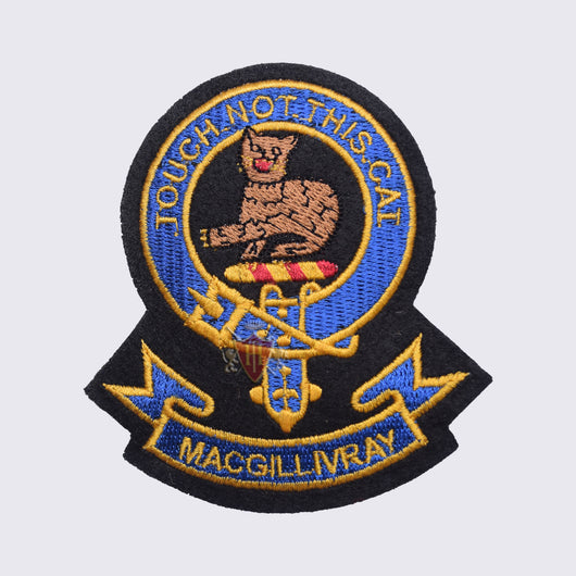 Macgillivray Touch Not This Cat Clan Badge