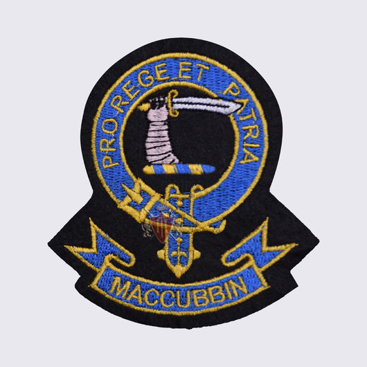 Maccubbin Pro Rege Et Patria Clan Badge