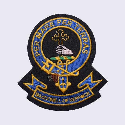 Macdonell Of Keppoch Per Mare Per Terras Clan Badge