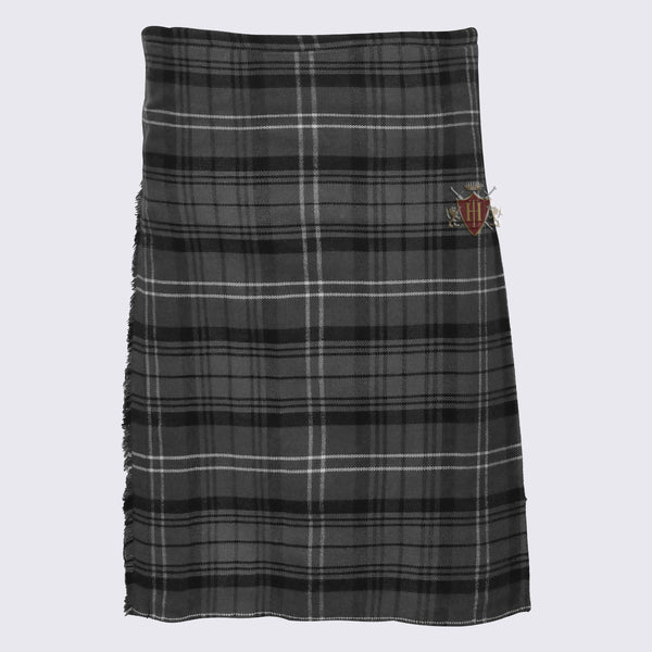 Men’s Hamilton Grey Charcoal Tartan Kilt