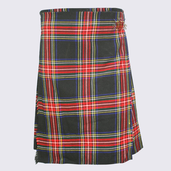 Men’s Black Stewart Tartan Kilt